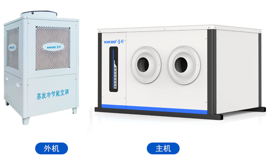 蒸發(fā)冷省電空調(diào)-臥式射流空調(diào)機組