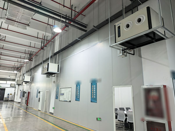 車間工業(yè)降溫，應用蒸發(fā)冷省電空調(diào)-臥式射流空調(diào)機組